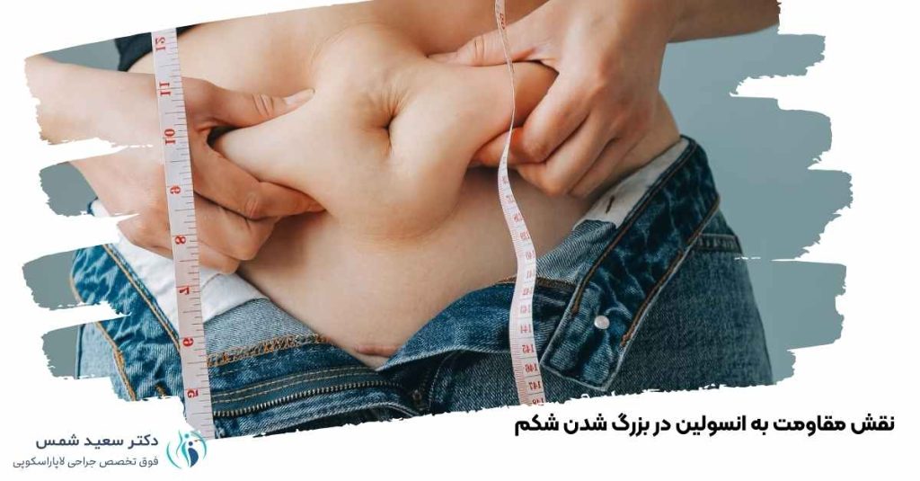 نقش مقاومت به انسولین در بزرگ شدن شکم