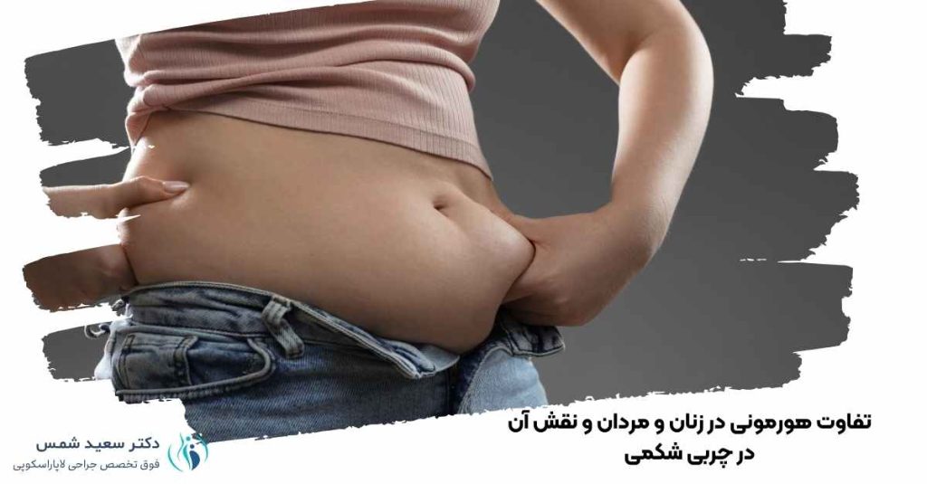 تفاوت هورمونی در زنان و مردان و نقش آن در چربی شکمی